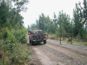 Descenso en camioneta