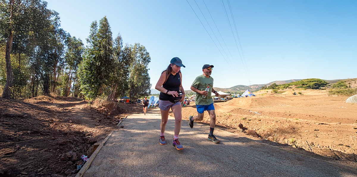 trail running